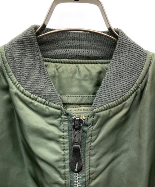 ALPHA（アルファ）ALPHA (アルファ) 80-90S MA-1ジャケット オリーブ サイズ:Lの古着・服飾アイテム