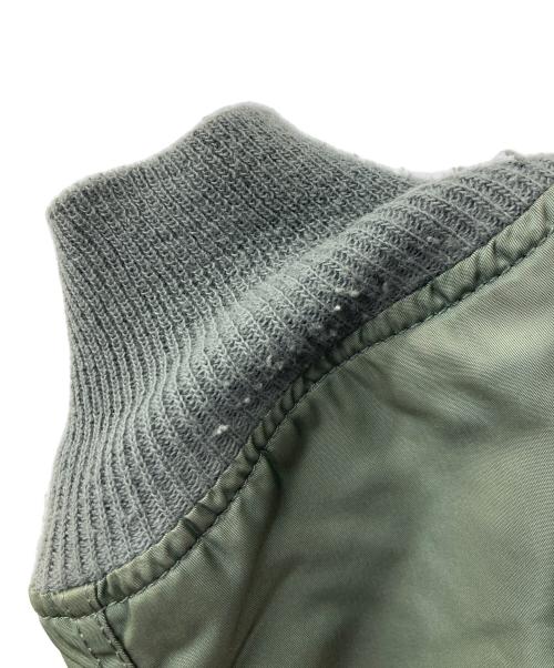 ALPHA（アルファ）ALPHA (アルファ) 80-90S MA-1ジャケット オリーブ サイズ:Lの古着・服飾アイテム