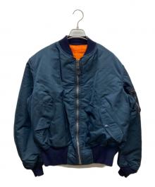 ALPHA（アルファ）の古着「80-90S MA-1ジャケット」｜ネイビー