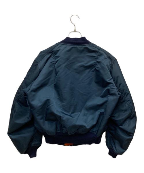ALPHA（アルファ）ALPHA (アルファ) 80-90S MA-1ジャケット ネイビー サイズ:Lの古着・服飾アイテム