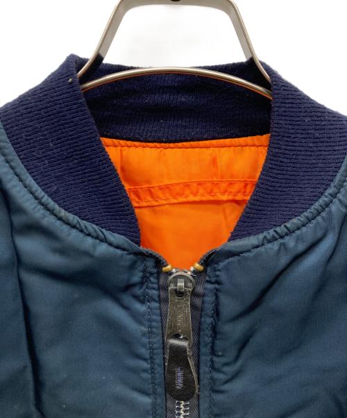 ALPHA（アルファ）ALPHA (アルファ) 80-90S MA-1ジャケット ネイビー サイズ:Lの古着・服飾アイテム