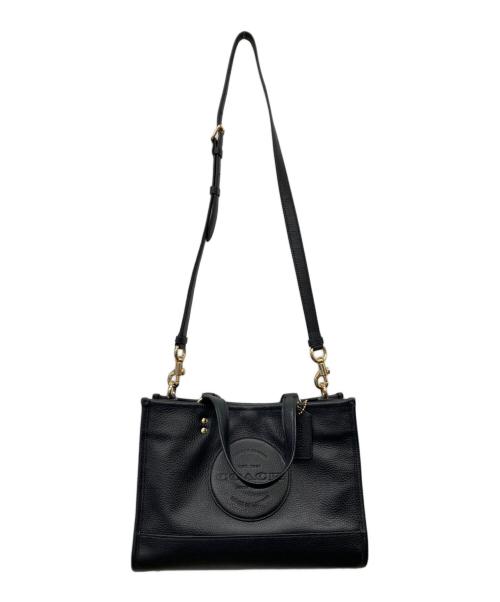 COACH（コーチ）COACH (コーチ) デンプシー キャリーオール ウィズパッチ 2WAYバッグ ブラックの古着・服飾アイテム