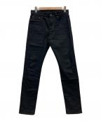 Hysteric Glamourヒステリックグラマー）の古着「スタッズストレッチ セルビッチデニム」｜ブラック