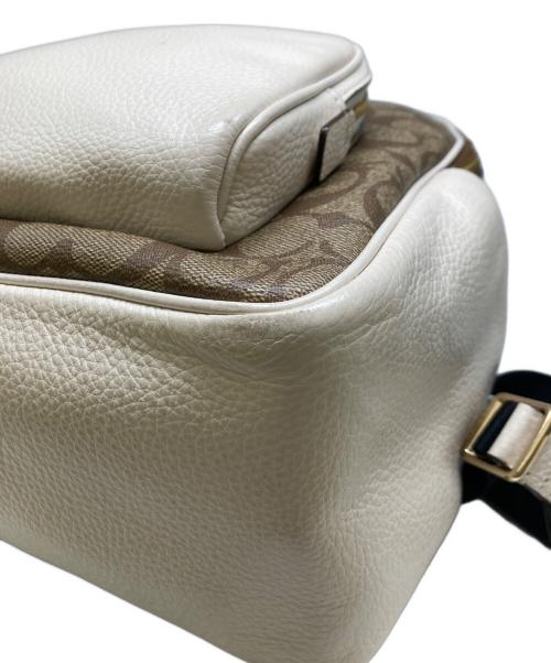COACH（コーチ）COACH (コーチ) コート バックパック シグネチャー キャンバス ブラウン×ベージュの古着・服飾アイテム