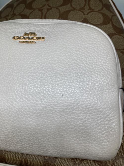 COACH（コーチ）COACH (コーチ) コート バックパック シグネチャー キャンバス ブラウン×ベージュの古着・服飾アイテム