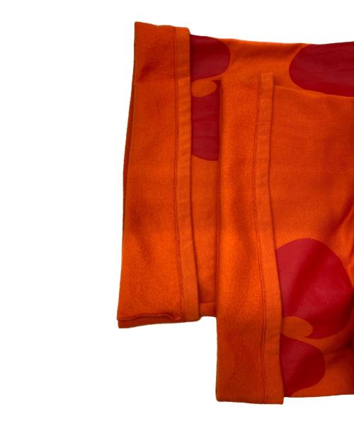 adidas（アディダス）adidas (アディダス) marimekko (マリメッコ) wide gaucho sweat pants オレンジ サイズ:Lの古着・服飾アイテム