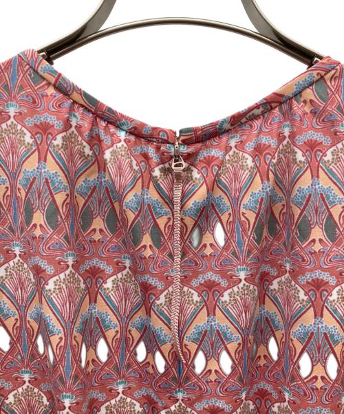 SCAPA（スキャパ）SCAPA (スキャパ) Liberty Printアイアンワンピース ピンク サイズ:38の古着・服飾アイテム