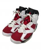 NIKEナイキ）の古着「AIR JORDAN 6 RETRO」｜WHITE/CARMINE-BLACK