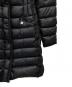 中古・古着 MONCLER (モンクレール) HERMINE ダウンコート ブラック サイズ:00：80000円