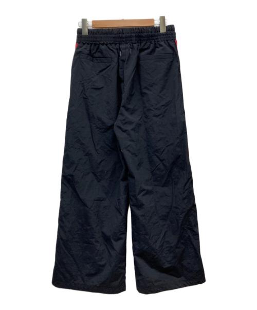 SYUMAN.（シュウマン）SYUMAN. (シュウマン) ナイロンワイドパンツ ブラック サイズ:2の古着・服飾アイテム