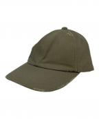 KAMIYA×CA4LAカミヤ×カシラ）の古着「24AW Distressed Cap」｜オリーブ