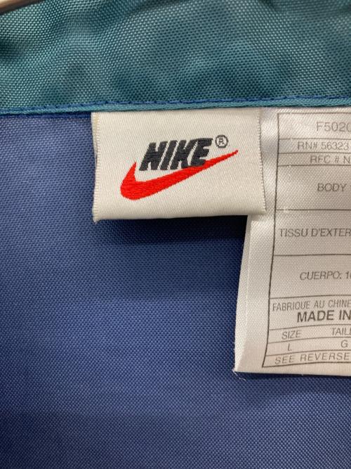NIKE（ナイキ）NIKE (ナイキ) 90S ハーフジップナイロンプルオーバー ネイビー サイズ:Lの古着・服飾アイテム