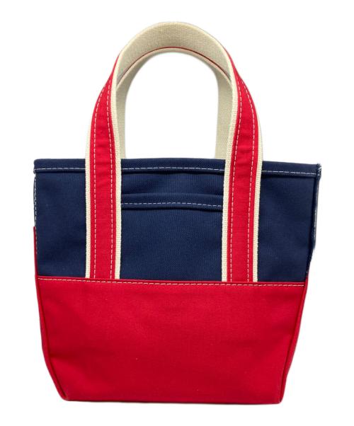 L.L.Bean（エルエルビーン）L.L.Bean (エルエルビーン) Deep Bottom Deluxe Boat and Tote ネイビー×レッド サイズ:-の古着・服飾アイテム