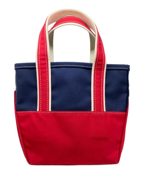 L.L.Bean（エルエルビーン）L.L.Bean (エルエルビーン) Deep Bottom Deluxe Boat and Tote ネイビー×レッド サイズ:-の古着・服飾アイテム