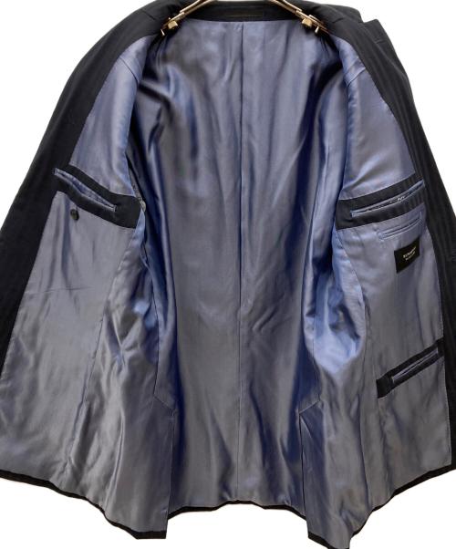 BURBERRY BLACK LABEL（バーバリーブラックレーベル）BURBERRY BLACK LABEL (バーバリーブラックレーベル) 3ピース ストライプセットアップスーツ ネイビー サイズ:42Lの古着・服飾アイテム