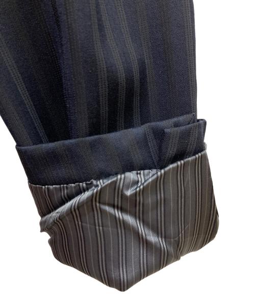 BURBERRY BLACK LABEL（バーバリーブラックレーベル）BURBERRY BLACK LABEL (バーバリーブラックレーベル) 3ピース ストライプセットアップスーツ ネイビー サイズ:42Lの古着・服飾アイテム