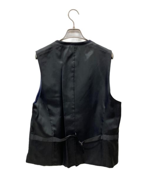 BURBERRY BLACK LABEL（バーバリーブラックレーベル）BURBERRY BLACK LABEL (バーバリーブラックレーベル) 3ピース ストライプセットアップスーツ ネイビー サイズ:42Lの古着・服飾アイテム