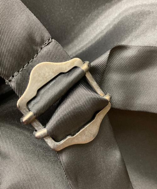 BURBERRY BLACK LABEL（バーバリーブラックレーベル）BURBERRY BLACK LABEL (バーバリーブラックレーベル) 3ピース ストライプセットアップスーツ ネイビー サイズ:42Lの古着・服飾アイテム