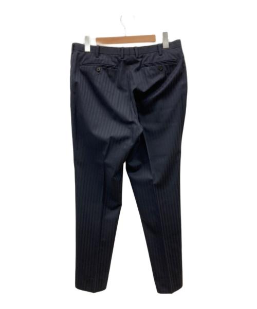 BURBERRY BLACK LABEL（バーバリーブラックレーベル）BURBERRY BLACK LABEL (バーバリーブラックレーベル) 3ピース ストライプセットアップスーツ ネイビー サイズ:42Lの古着・服飾アイテム