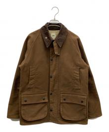 F.O.B FACTORY（エフオービー ファクトリー）の古着「MOLESKIN RIDING JACKET」｜ブラウン