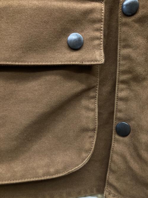 F.O.B FACTORY（エフオービー ファクトリー）F.O.B FACTORY (エフオービー ファクトリー) MOLESKIN RIDING JACKET ブラウン サイズ:Mの古着・服飾アイテム