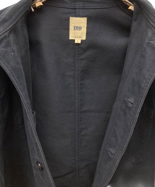 F.O.B FACTORY（エフオービー ファクトリー）F.O.B FACTORY (エフオービー ファクトリー) FRENCH MOLESKIN JACKET ネイビー サイズ:Mの古着・服飾アイテム