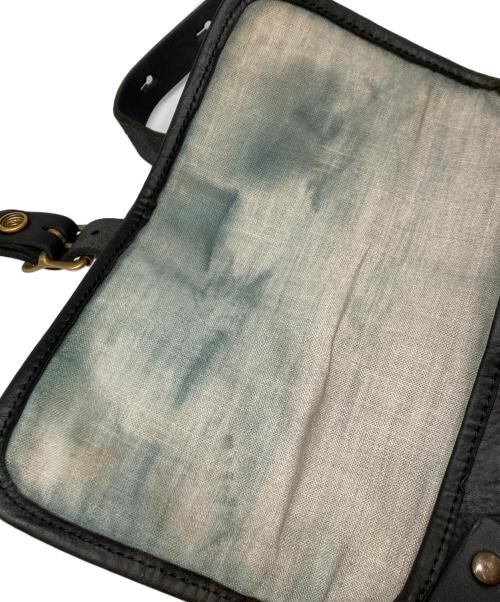 SLOW&CO（スロウアンドコー）SLOW&CO (スロウアンドコー) レザーフラップショルダーバッグ ブラック サイズ:-の古着・服飾アイテム