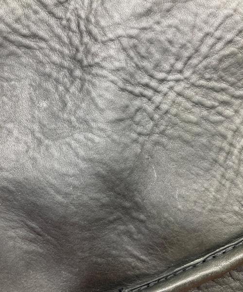 SLOW&CO（スロウアンドコー）SLOW&CO (スロウアンドコー) レザーフラップショルダーバッグ ブラック サイズ:-の古着・服飾アイテム