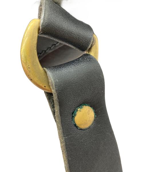 SLOW&CO（スロウアンドコー）SLOW&CO (スロウアンドコー) レザーフラップショルダーバッグ ブラック サイズ:-の古着・服飾アイテム