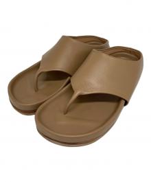 Lauren Manoogian（ローレン マヌージアン）の古着「レザーサンダル」｜ブラウン