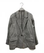 Spick and Spanスピック＆スパン）の古着「リネンエアリージャケット」｜グレー