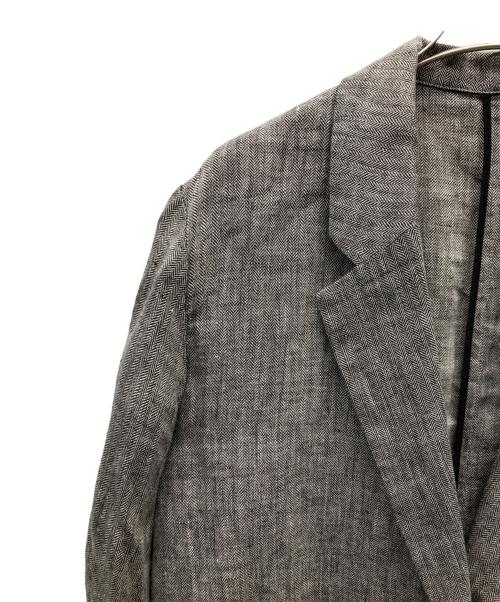Spick and Span（スピック＆スパン）Spick and Span (スピック＆スパン) リネンエアリージャケット グレー サイズ:34の古着・服飾アイテム