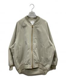 Noble（ノーブル）の古着「ハイツイストダブルクロスMA-1ブルゾン」｜カーキ