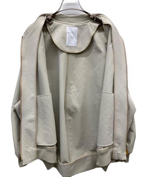 Noble（ノーブル）Noble (ノーブル) ハイツイストダブルクロスMA-1ブルゾン カーキ サイズ:36の古着・服飾アイテム