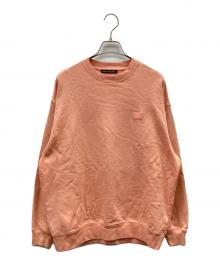 Acne studios（アクネ ストゥディオズ）の古着「FACE SWEAT」｜ピンク