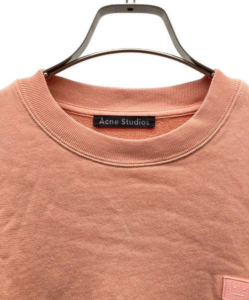 Acne studios（アクネ ストゥディオズ）Acne studios (アクネ ストゥディオズ) FACE SWEAT ピンク サイズ:Sの古着・服飾アイテム