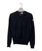 MONCLERモンクレール）の古着「MAGLIONE TRICOT SCOLLO」｜ブラック