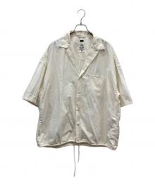 nanamica（ナナミカ）の古着「Open Collar Wind H/S Shirt」｜アイボリー