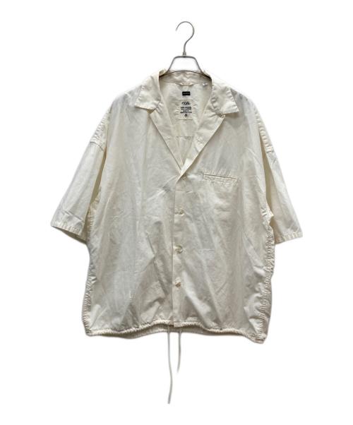 nanamica（ナナミカ）nanamica (ナナミカ) Open Collar Wind H/S Shirt アイボリー サイズ:Mの古着・服飾アイテム