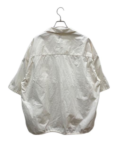 nanamica（ナナミカ）nanamica (ナナミカ) Open Collar Wind H/S Shirt アイボリー サイズ:Mの古着・服飾アイテム
