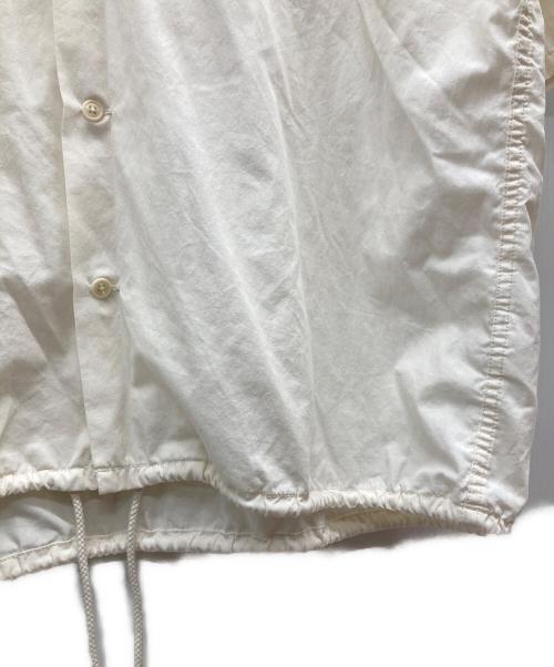 nanamica（ナナミカ）nanamica (ナナミカ) Open Collar Wind H/S Shirt アイボリー サイズ:Mの古着・服飾アイテム