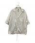 nanamica（ナナミカ）の古着「Open Collar Wind H/S Shirt」｜アイボリー