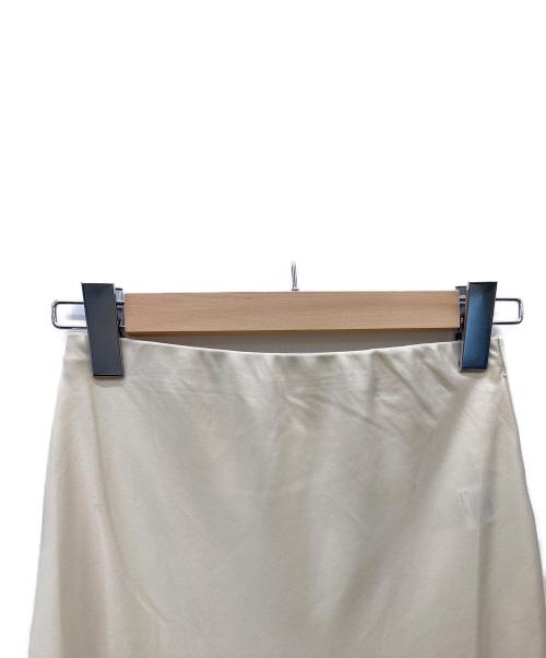 dium.（ディム）dium. (ディム) satin straight flare skirt アイボリー サイズ:SIZE 1の古着・服飾アイテム