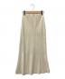 dium.（ディム）の古着「satin straight flare skirt」｜アイボリー