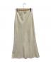 dium. (ディム) satin straight flare skirt アイボリー サイズ:SIZE 1：6000円