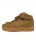 NIKE (ナイキ) AIR FORCE 1 MID '07 WB FLAX ブラウン サイズ:25.5：13000円