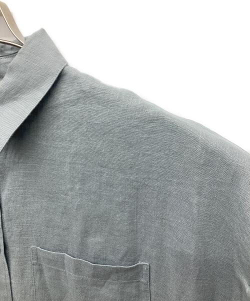 S.ESSENTIALS（エス エッセンシャルズ）S.ESSENTIALS (エス エッセンシャルズ) カラーリネンシャツワンピース グレー サイズ:38の古着・服飾アイテム