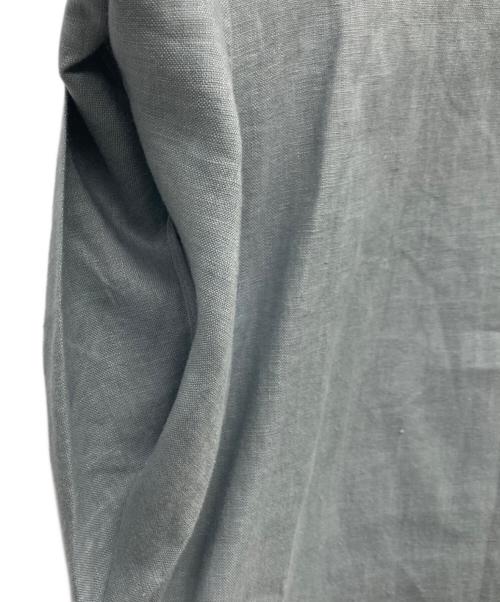 S.ESSENTIALS（エス エッセンシャルズ）S.ESSENTIALS (エス エッセンシャルズ) カラーリネンシャツワンピース グレー サイズ:38の古着・服飾アイテム