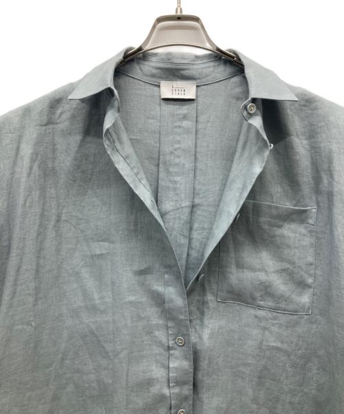 S.ESSENTIALS（エス エッセンシャルズ）S.ESSENTIALS (エス エッセンシャルズ) カラーリネンシャツワンピース グレー サイズ:38の古着・服飾アイテム