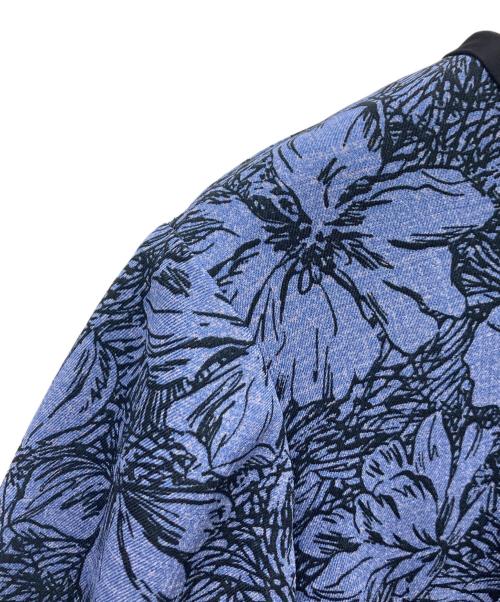 Leilian（レリアン）Leilian (レリアン) 洗える フラワープリントワンピース ブルー サイズ:11の古着・服飾アイテム